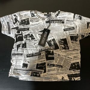 Current mood baby doll tee. Medium